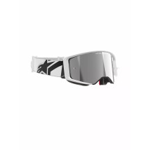 Supertech Corp Goggle — One Size, Mirrored Lens, Gray/White