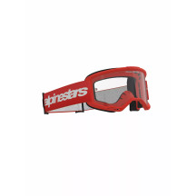 Vision 3 Wordmark Goggle — One Size, Red, Clear Lens