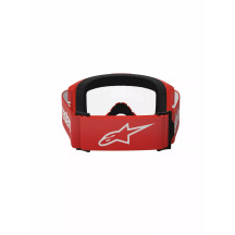 Vision 3 Wordmark Goggle — One Size, Red, Clear Lens