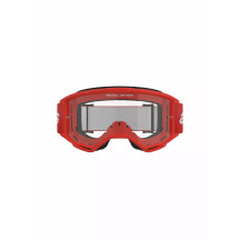 Vision 3 Wordmark Goggle — One Size, Red, Clear Lens