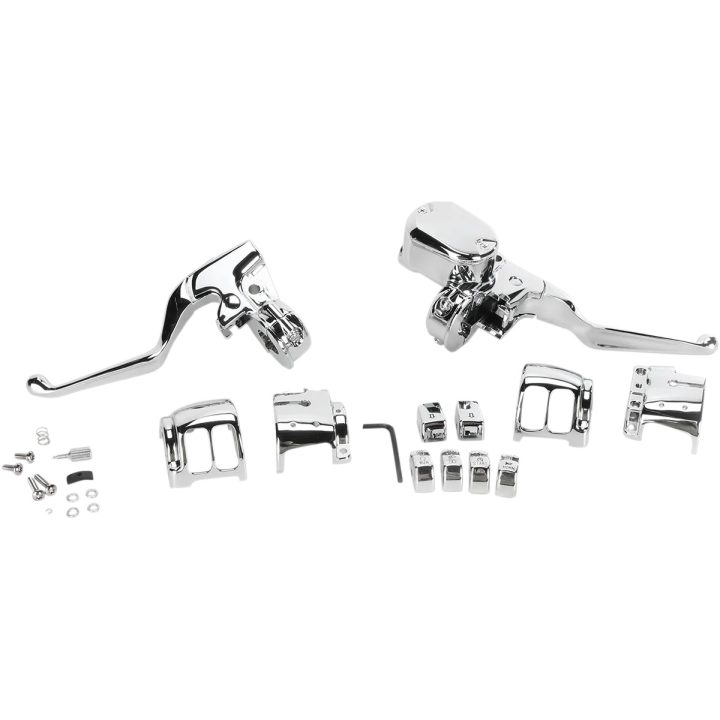 Kit de control de manillar — diámetro de sujeción 25,4 mm (1"), cromo