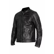 Storm Leather Jacket — M, Chest 112 cm (44"), Black