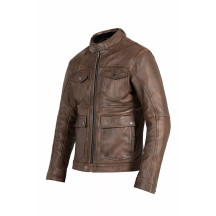Drifter Leather Jacket — Chest 112 cm (44"), Size M, Brown