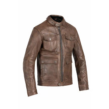 Drifter Leather Jacket — L, 116 cm chest, Brown