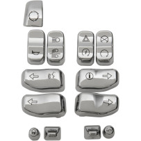 Switch Cap Kit — 12-button, Chrome