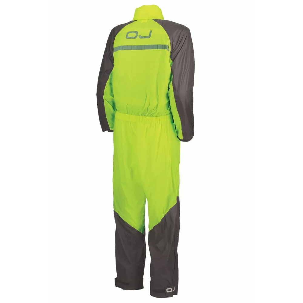 Compact Total Rainsuit — 2XL, Hi-Vis Yellow, Black