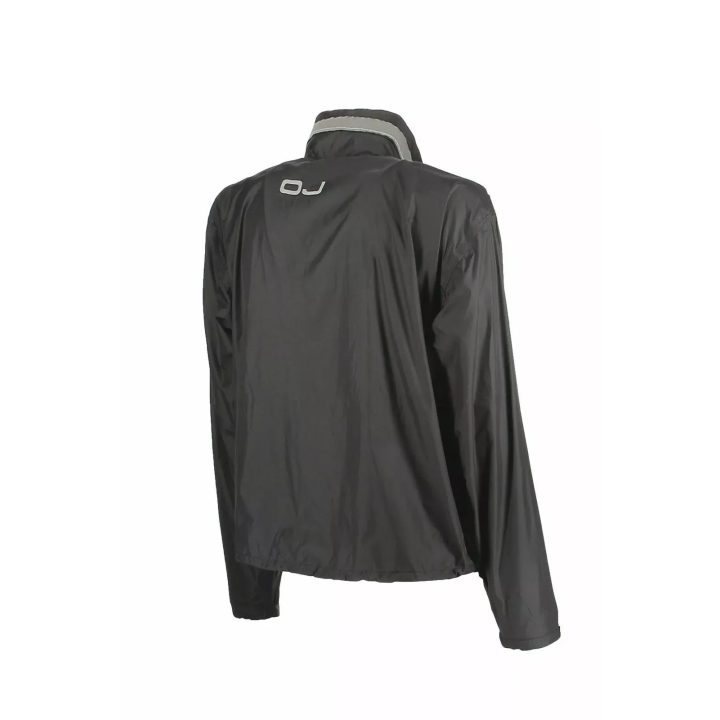 Chaqueta impermeable compacta — XS, Negro