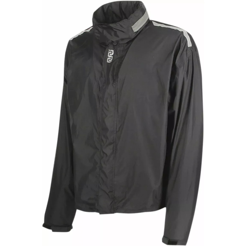 Chaqueta impermeable compacta — M, negro