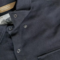 Hi Test Flannel Shirt — S, Black, Regular fit