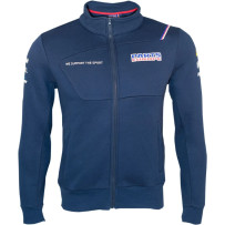 Parts Europe Zip Up Sweater — 3XL, Dark Blue