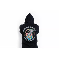 Snake II Hoodie — S, Black, Relaxed fit, 100% Cotton