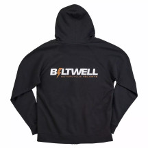 Bolts Zip Hoodie — 2XL, Black