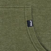 Stencil Zip Hoodie — S, Olive