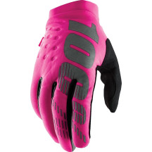 Women's Brisker Gloves — XL, Pink, Black