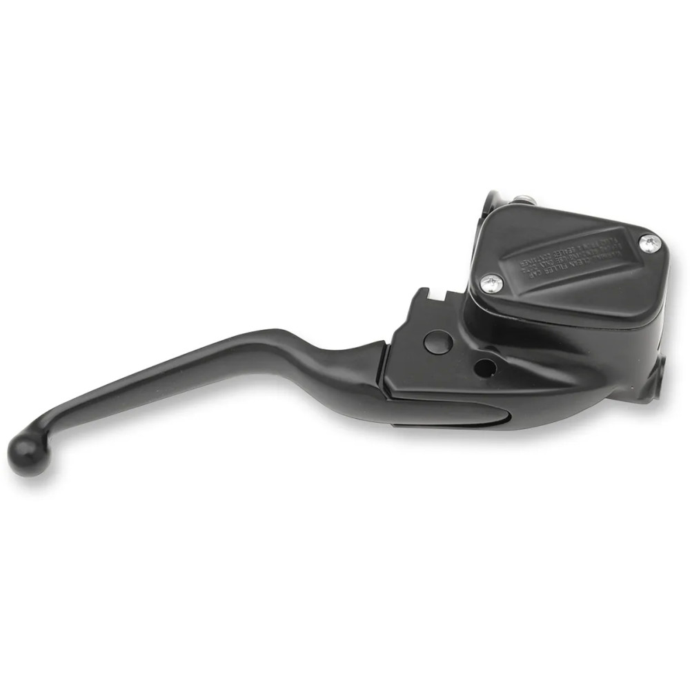 Cilindro maestro de freno delantero — 12,7 mm (1/2"), 25,4 mm (1") abrazadera, negro pulido