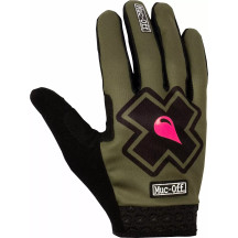 Rider Bicycle Gloves — Size S, Black, Green