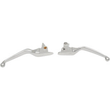 Wide Blade Lever Set — Chrome