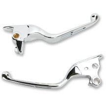 Slotted Wide Blade Lever Set — Chrome, Brake & Clutch
