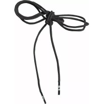 Kit de cordones redondos para calzado — SM/MD 115 cm (talla 37–42), L/XL 125 cm (talla 43–48), Negro