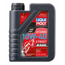 4T 10W-40 Street Engine Oil — 1 L (1.05 US qt), 10W-40, 4-stroke