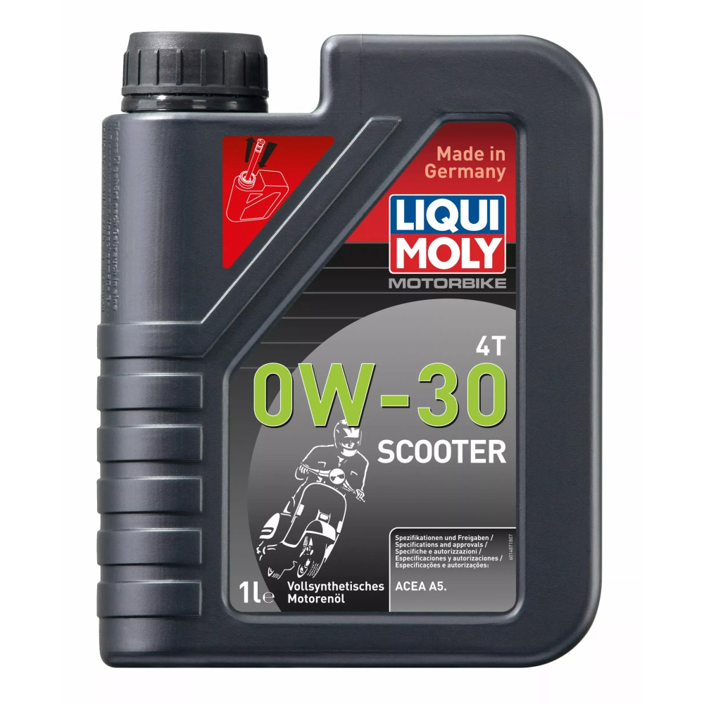 4T 0W-30 Scooter Engine Oil — 1 L, Full-synthetic