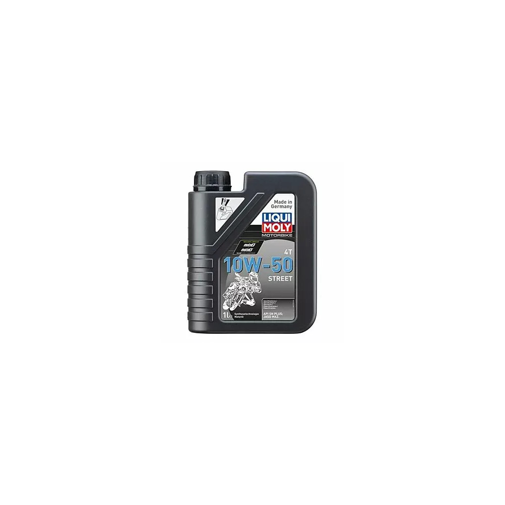 4T 10W-50 Street Engine Oil — 1 L, 10W-50, JASO MA2