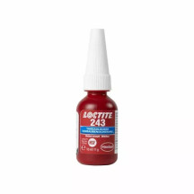 243 Medium Strength Threadlocker Adhesive — 10 ml, red