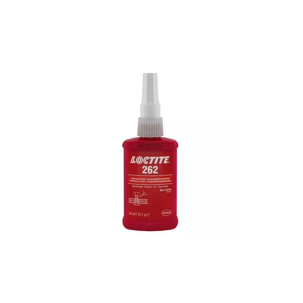 262 Threadlocker Adhesive — 50 ml (1.69 US fl oz), red