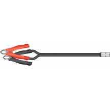 Pinzas de repuesto para cargador — 10 A, pinza tipo cocodrilo, negro, rojo