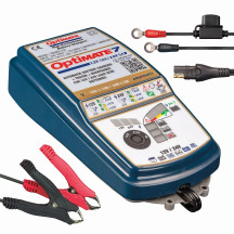 OptiMate 7 12V/24V Battery Charger — 12V, 24V, Blue