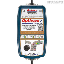 OptiMate 7 12V/24V Battery Charger — 12V, 24V, Blue