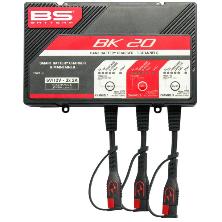 SMART Bank Battery Charger and Maintainer with Reconditioning Function — 3-bank, up to 40 Ah
