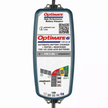 Optimate 6 Select Battery Charger/Power Supply — 12V, 5A (Ampmatic) 14.4/14.7V, Silver