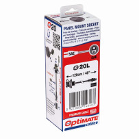 OptiMate Cable O-20L — 120 cm, Ø1"/25 mm, Negro