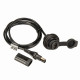 OptiMate Cable O-20L — Ø1"/25mm hole, Black