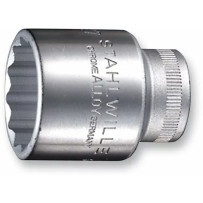 Socket — 1/2" drive, Chrome