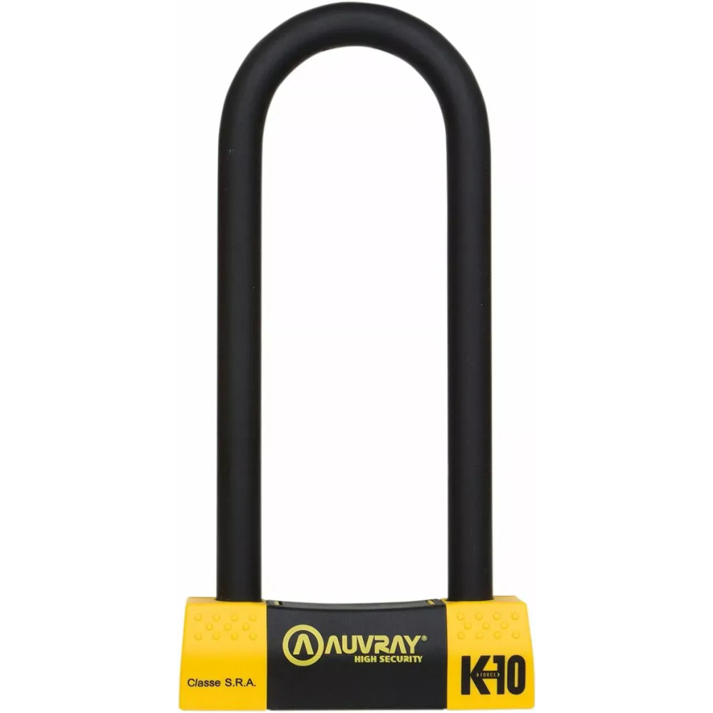 U-Lock K10 — 157 mm body width, 85 mm horizontal clearance, 250 mm vertical clearance, Black