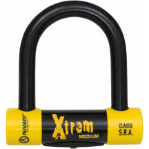 U-Lock Xtrem Medium/Maxi — 85 mm horizontal clearance, 100 mm vertical clearance, Black/Yellow