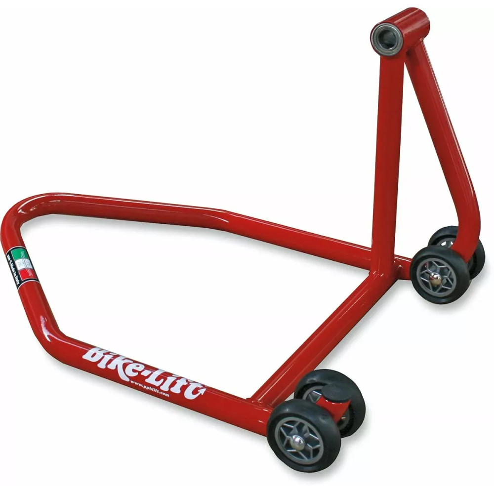 Single-Sided Swingarm Rear Stand — Red