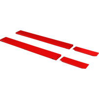 SIDE EXTENSION WINGS 756 — 210 cm L x 27.5 cm W, fits Absolute 756, red