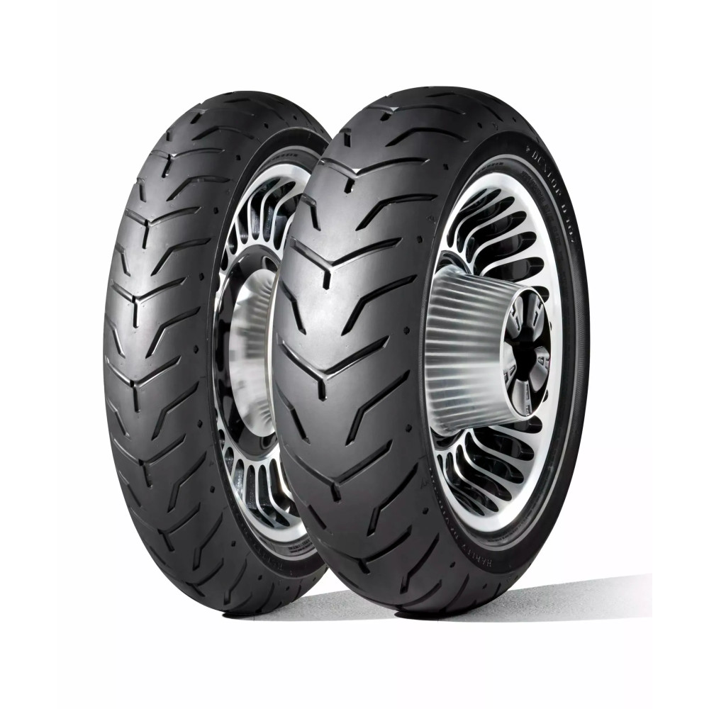 D408 Tire — 130/80B17, single whitewall, 65H, front