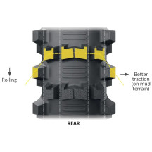 Neumático Starcross 6 Mud — 100/90-19, 57M, trasero