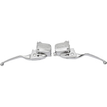 Brake/Clutch Lever Assembly — 25.4 mm clamping diameter, 15 mm bore, Chrome