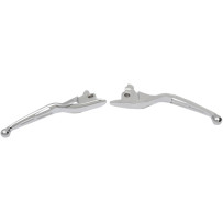Slotted Wide Blade Lever Set — Chrome, Pair