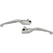 Slotted Wide Blade Lever Set — Hydraulic, brake & clutch, chrome