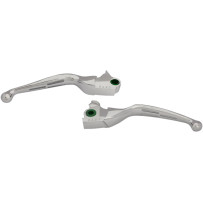 Slotted Wide Blade Lever Set — Hydraulic, brake & clutch, chrome