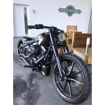 Fork Covers — Black, Upper, Aluminum, Pair