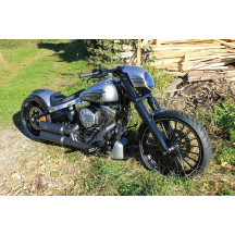 Fork Covers — Black, Upper, Aluminum, Pair