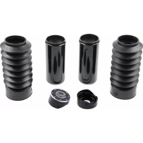 Fork Covers — Black, upper mounting
