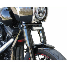Fork Covers — Black, lower mounting